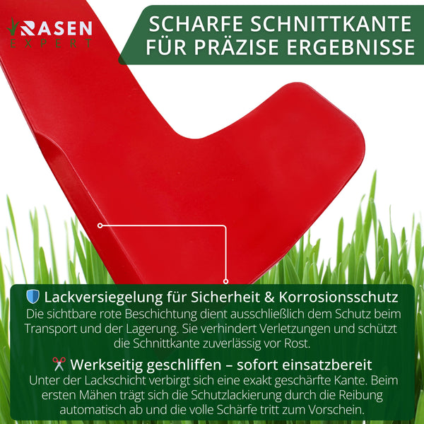 Lawnmower blades | Sabo (Turbostar), John Deere | 43cm cutting width