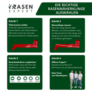 Rasenmäher-Messer | Makita, Dolmar | PLM4610, PLM4621, mehr siehe Beschreibung  | 46cm Mähbreite