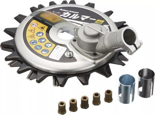 Kreiselschere / Säbelsäge-Aufsatz (Reciprocator) für Freischneider – 230 mm Doppelklinge – inkl. Adapter – ideal für Gras, Gestrüpp & Sträucher