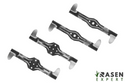 RasenExpert - Rasenmäher - Messer - Set | Husqvarna | CTH170, CTH200, CTH220 Twin, mehr siehe Beschreibung | 107cm Mähbreite - RasenExpert